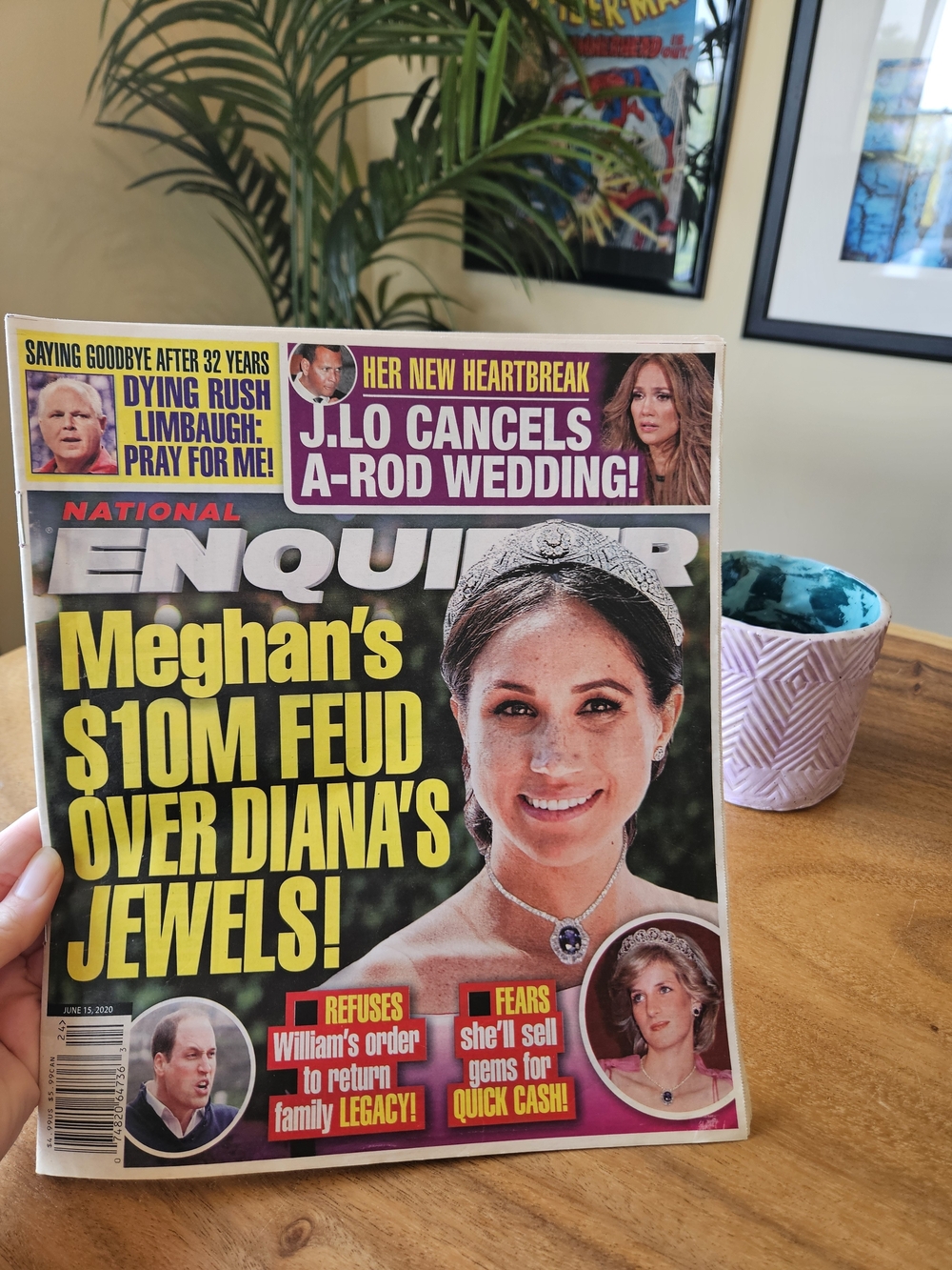 National Enquirer Magazine - Meghan Cover (June 15, 2020)